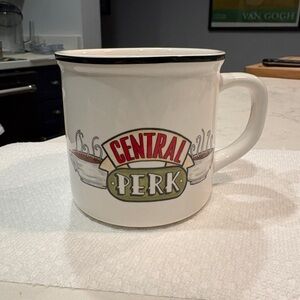FRIENDS Pottery Barn Central Perk White Mug